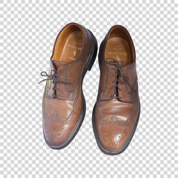 Polo Ralph Lauren Men\'s Brown and Tan Oxford main image 2